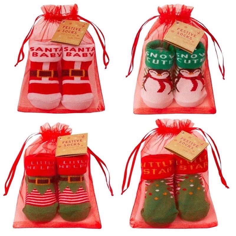 Novelty Socks in Organza Gift Bag