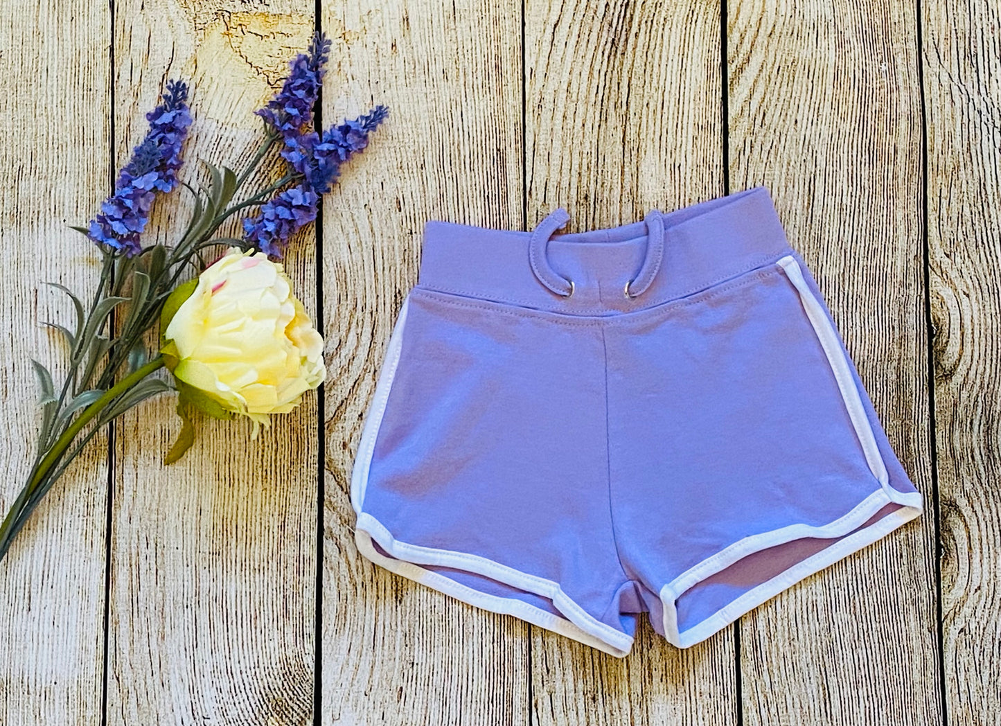 Shorts en Jersey de Coton Red Melon