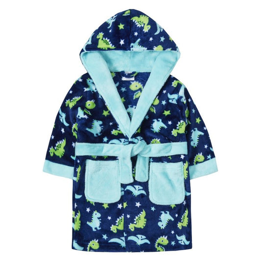 Robe de chambre polaire dinosaure