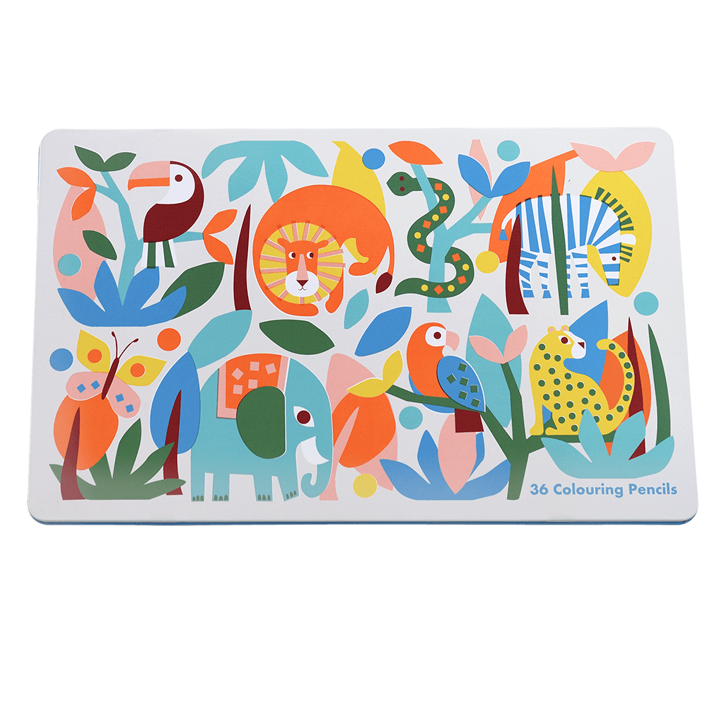 Lot de 36 crayons de couleur