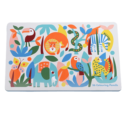 Lot de 36 crayons de couleur
