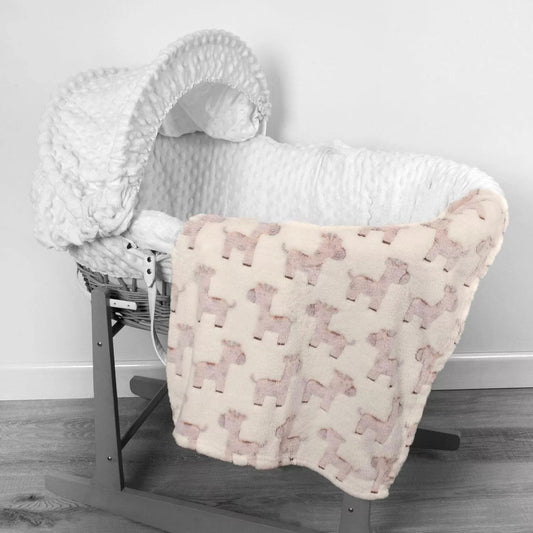 Couverture Bébé Imprimé Girafe pour Poussette/Moïse