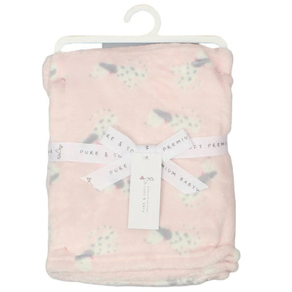 Soft Plush Fleece Baby Blanket