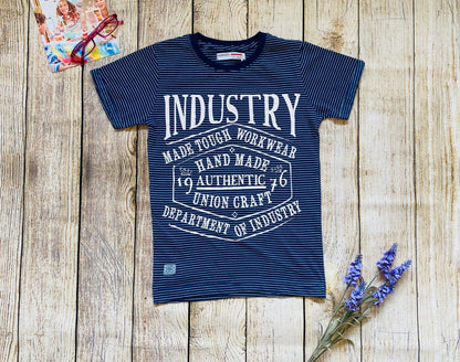 T-shirt rayé à manches courtes