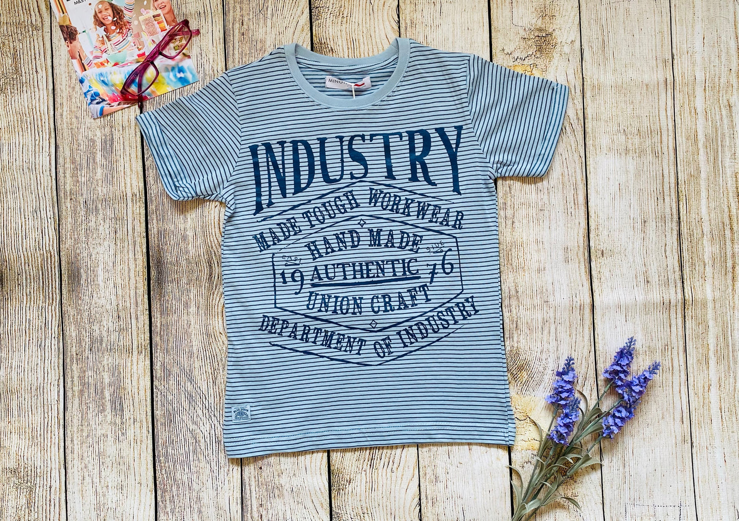T-shirt rayé à manches courtes