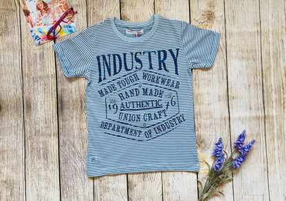 T-shirt rayé à manches courtes