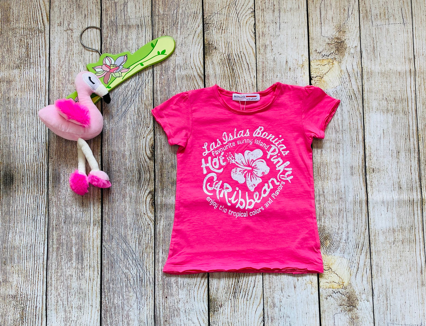 T-shirt à manches courtes imprimé motifs des Caraïbes