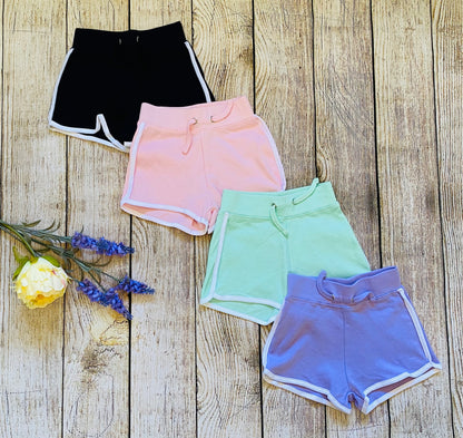 Shorts en Jersey de Coton Red Melon