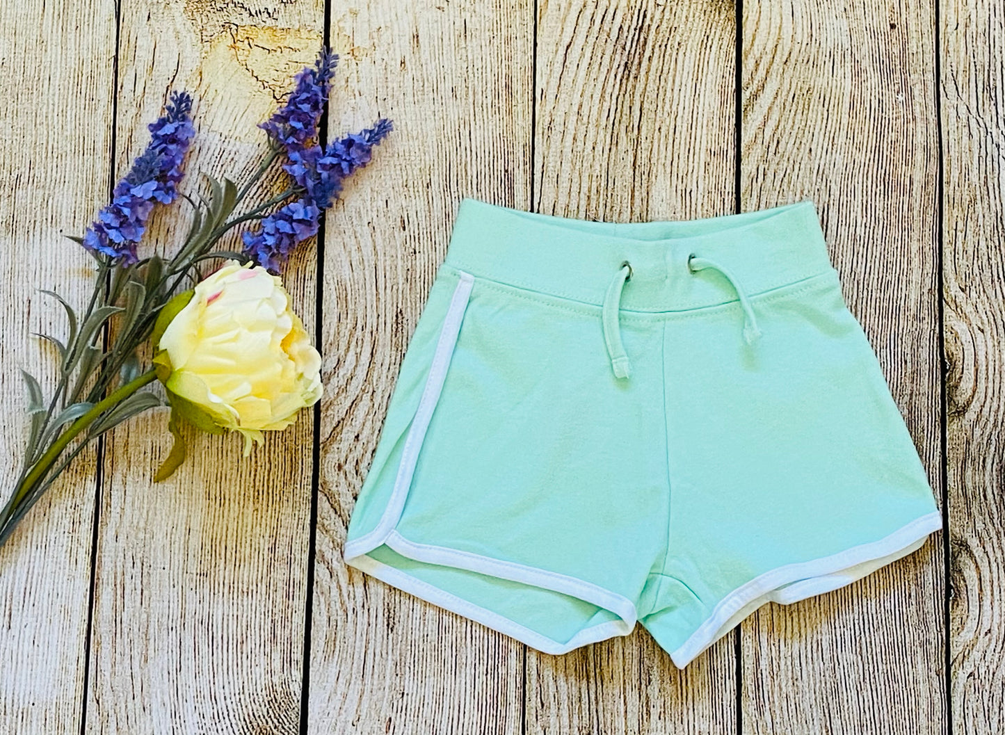 Shorts en Jersey de Coton Red Melon