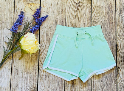 Shorts en Jersey de Coton Red Melon