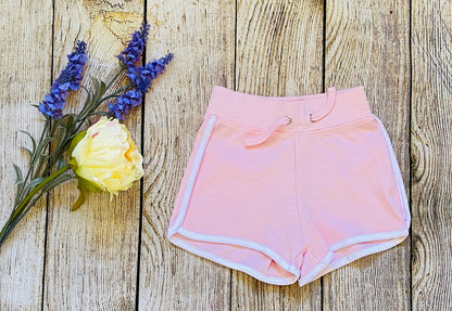 Shorts en Jersey de Coton Red Melon
