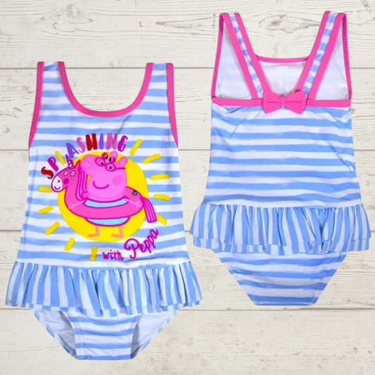 Maillot de bain rayé Peppa Pig