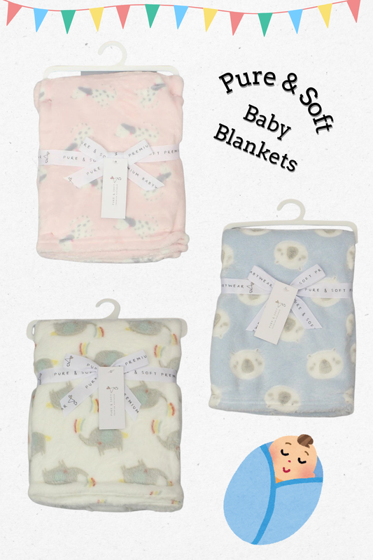 Couverture douillette en molleton peluche pour bébé