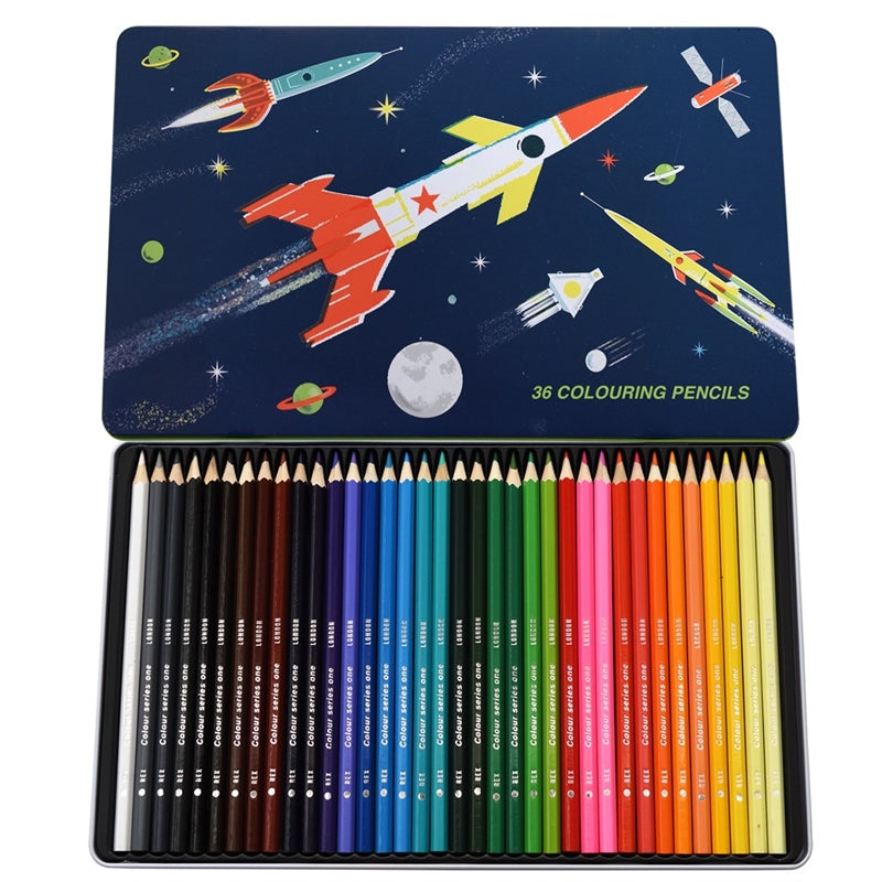Lot de 36 crayons de couleur
