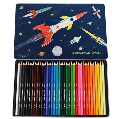 Lot de 36 crayons de couleur