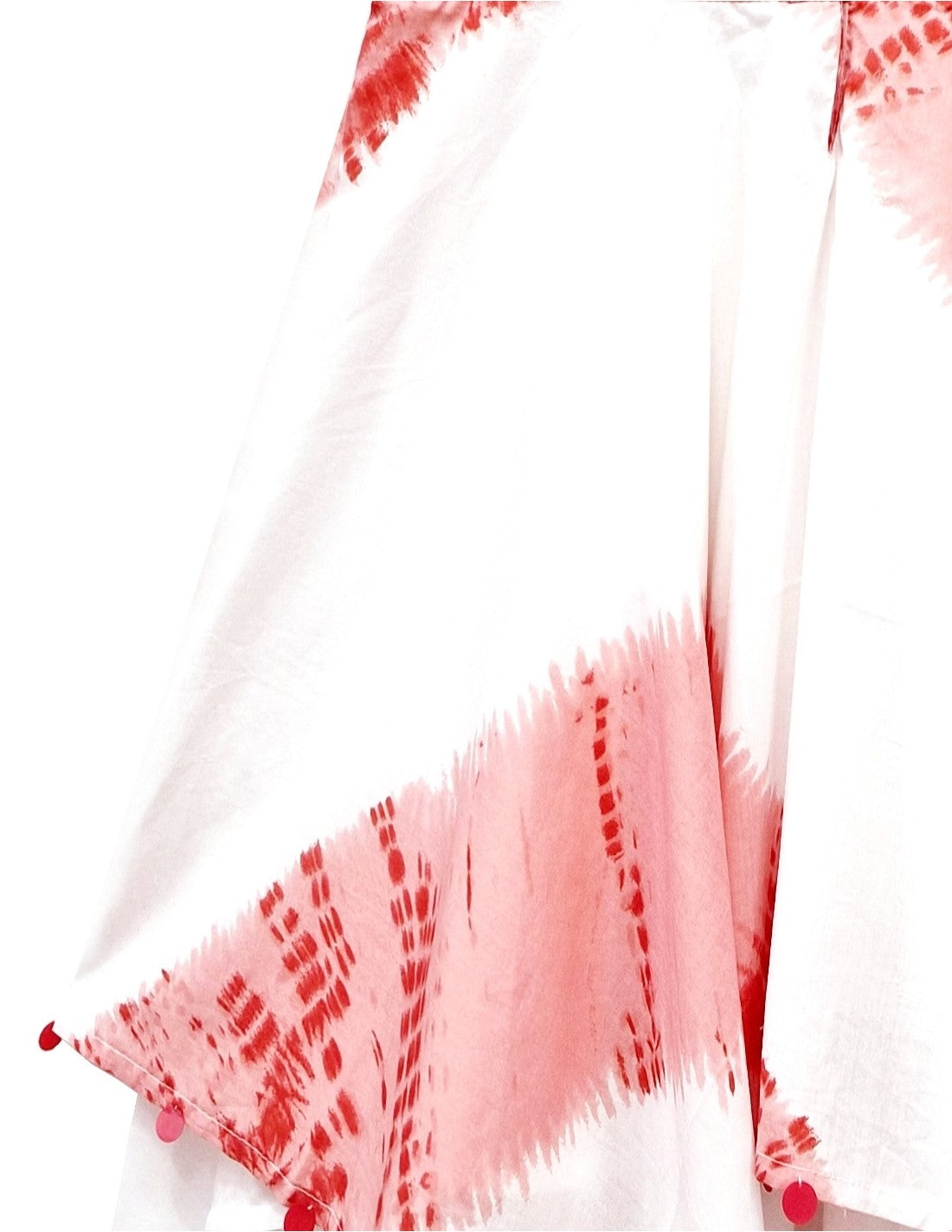Vestido vaquero con estampado tie-dye